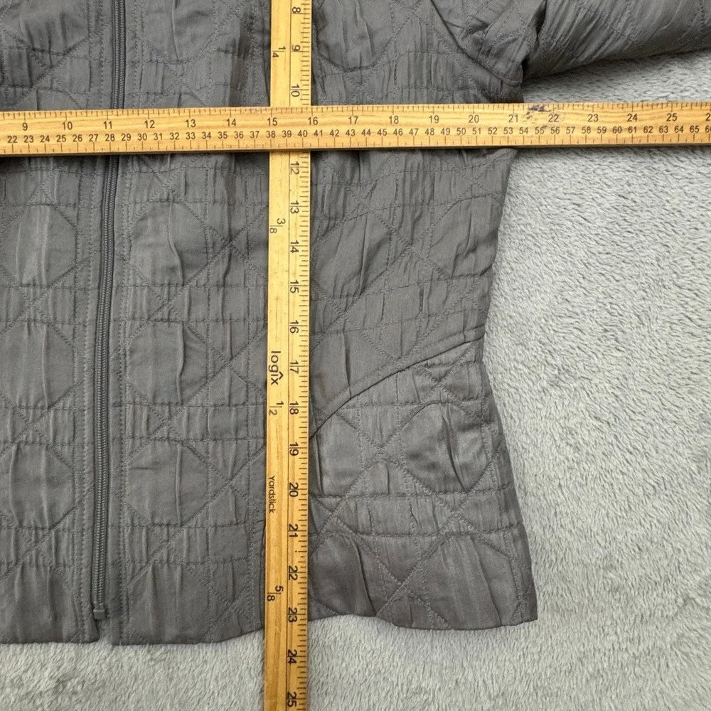 Kasper‎ NWT Women's Light Weight Dress Jacket Size PL Grey Full Zip